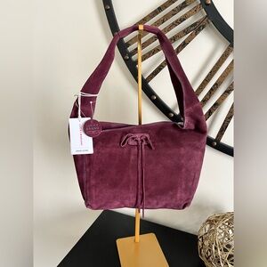 NWT Lucky Brand Grapevine Suede Women's Bag